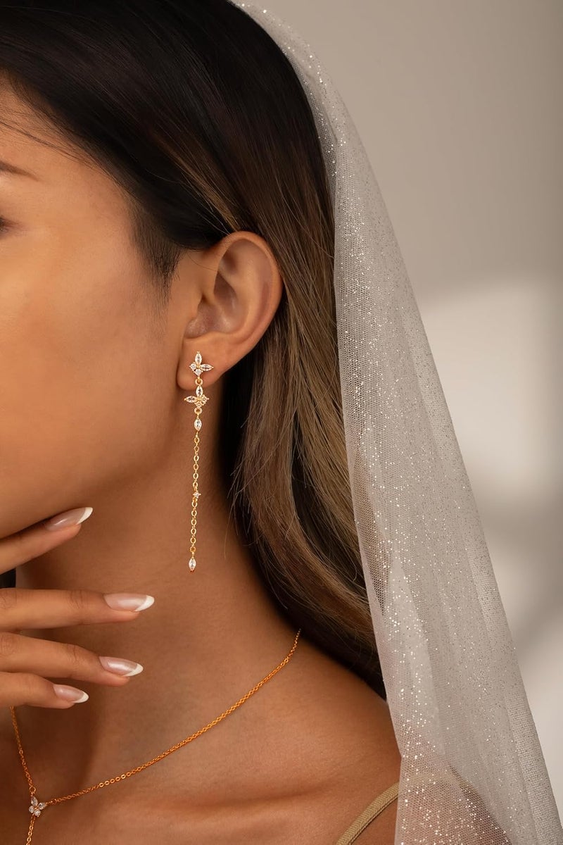 Moodear 3PCS Ear Cuffs Non Piercing Earrings for Women - Dainty Thin 14K Gold Plated Clip On Earrings Cartilage Cuff Set, Stackable Huggie Hoop Fake Piercing Jewelry - Image 4